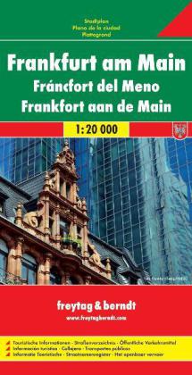 Frankfurt am Main Map 1:20 000