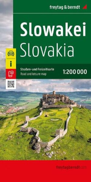 Slovakia Road and Leisure Map