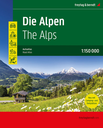 Alps road atlas