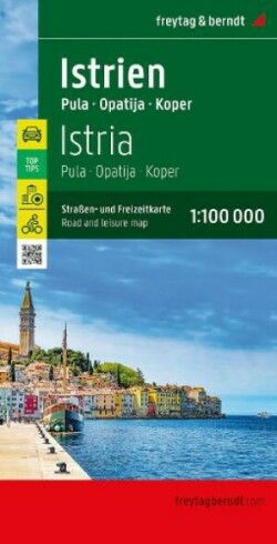 Istria Road and Leisure Map