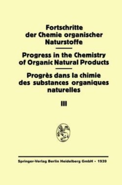 Fortschritte der Chemie Organischer Naturstoffe
