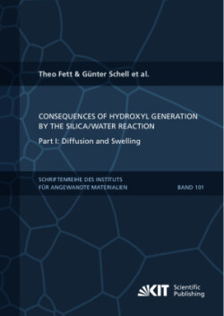 Consequences of hydroxyl generation by the silica/water reaction - Part I: Diffusion and Swelling