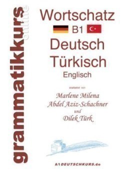 Wörterbuch Deutsch - Türkisch - Englisch Niveau B1