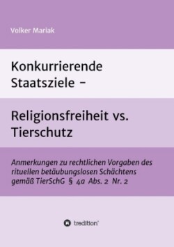 Konkurrierende Staatsziele - Religionsfreiheit vs. Tierschutz