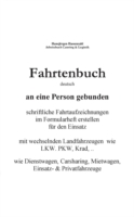 KFZ Fahrtenbuch & Fahrtaufzeichnung Carsharing/Mietwagen