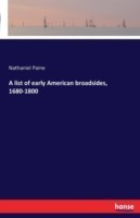 list of early American broadsides, 1680-1800
