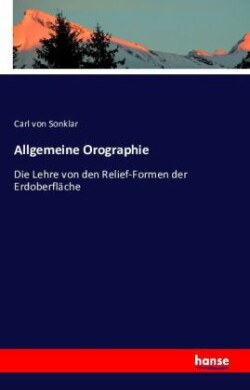 Allgemeine Orographie