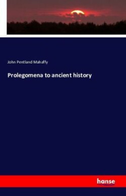 Prolegomena to ancient history