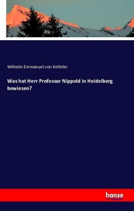 Was hat Herr Professor Nippold in Heidelberg bewiesen?