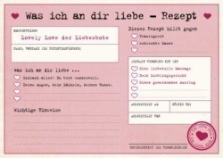 Was ich an dir liebe - Liebe auf Rezept