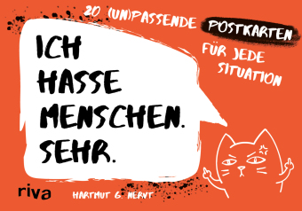 Ich hasse Menschen. Sehr. - 20 (un)passende Postkarten für jede Situation