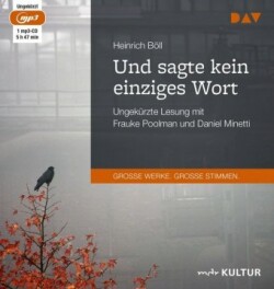 Und sagte kein einziges Wort, 1 Audio-CD, 1 MP3