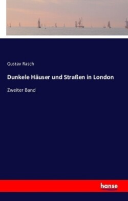 Dunkele Häuser und Straßen in London