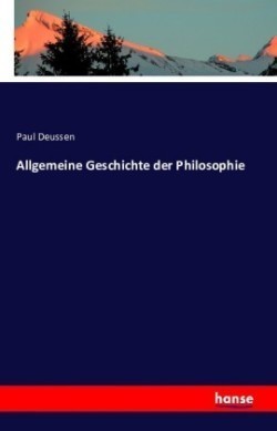 Allgemeine Geschichte der Philosophie