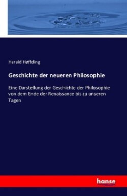 Geschichte der neueren Philosophie