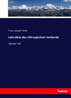 Lehrsätze des chirurgischen Verbands