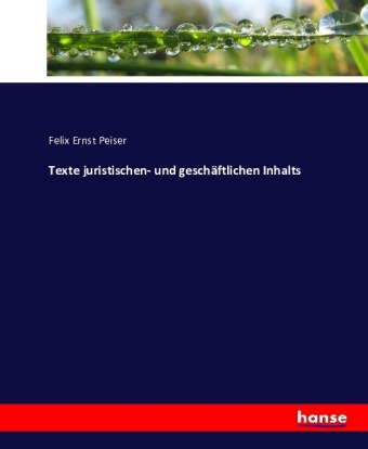 Texte juristischen- und geschäftlichen Inhalts