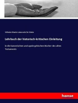 Lehrbuch der historisch-kritischen Einleitung