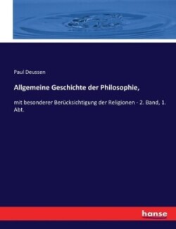 Allgemeine Geschichte der Philosophie,