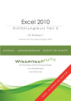 Excel 2010 - Einführungskurs Teil 2