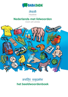 BABADADA, Nepalese (in devanagari script) - Nederlands met lidwoorden, visual dictionary (in devanagari script) - het beeldwoordenboek