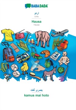 BABADADA, Urdu (in arabic script) - Hausa, visual dictionary (in arabic script) - kamus mai hoto