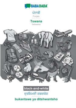 BABADADA black-and-white, Punjabi (in gurmukhi script) - Tswana, visual dictionary (in gurmukhi script) - bukantswe ya ditshwantsho