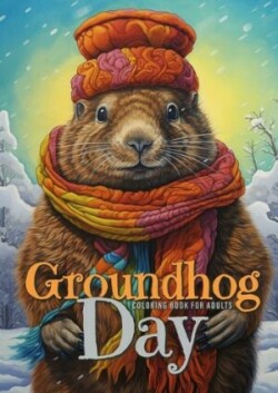 Groundhog Day Coloring Book for Adults