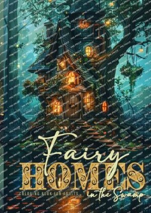 Fairy Homes in the Swamp Coloring Book for Adults