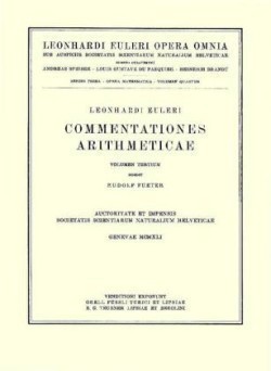 Commentationes arithmeticae 3rd part