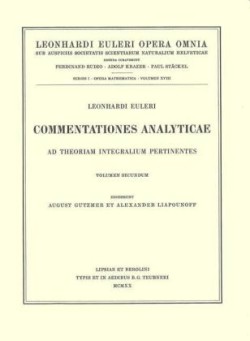 Commentationes analyticae ad theoriam aequationum differentialium pertinentes 2nd part