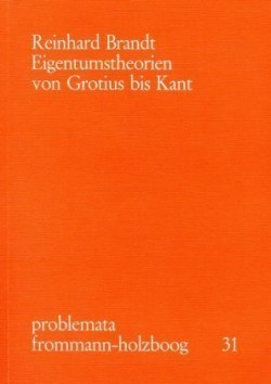 Eigentumstheorien von Grotius bis Kant