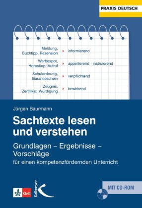 Sachtexte lesen und verstehen, m. CD-ROM