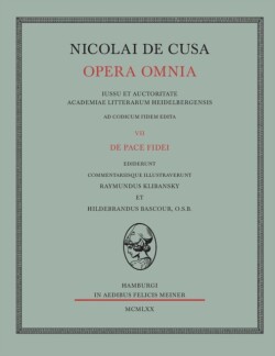 Nicolai de Cusa Opera omnia / Nicolai de Cusa Opera omnia