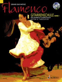 Flamenco Gitarrenschule, m. Audio-CD u. DVD (PAL-System). Bd.1