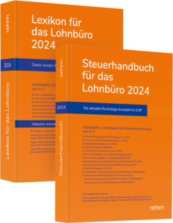 Buchpaket Lexikon für das Lohnbüro und Steuerhandbuch 2024, m. 1 Buch, m. 1 Buch