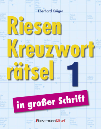 Riesen-Kreuzworträtsel in großer Schrift 1