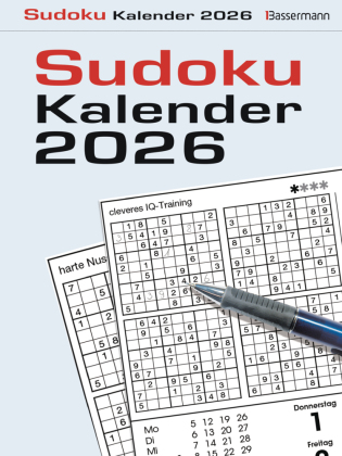 Sudokukalender 2026. Der beliebte Abreißkalender mit 800 Zahlenrätseln