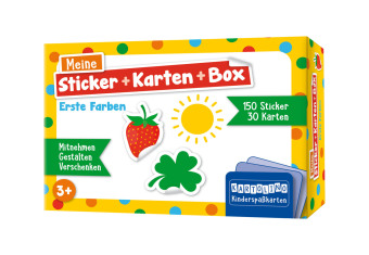 Meine Sticker + Karten + Box - Erste Farben, m. 20 Beilage