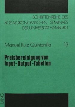 Preisbereinigung Von Input-Output-Tabellen