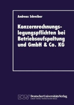 Konzernrechnungslegungspflichten bei Betriebsaufspaltung und GmbH & Co. KG