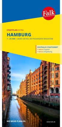 Falk Stadtplan Extra Hamburg 1:25.000