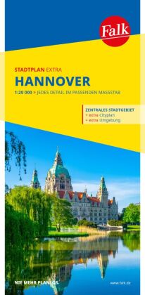 Falk Stadtplan Extra Hannover 1:20.000