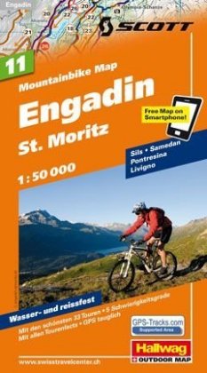 Engadin / St. Moritz MTB map