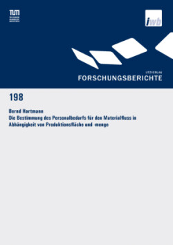 Die Bestimmung des Personalbedarfs für den Materialfluss in Abhängigkeit von Produktionsfläche und -menge