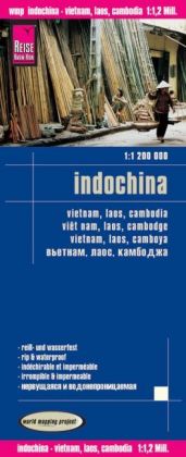  Indochina (1:1.200.000) Vietnam, Laos, Cambodia