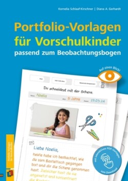 Portfolio-Vorlagen für Vorschulkinder - passend zum Beobachtungsbogen