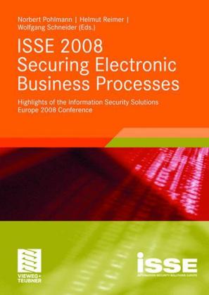 ISSE 2008 Securing Electronic Business Processes