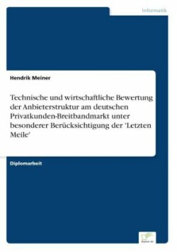 Technische und wirtschaftliche Bewertung der Anbieterstruktur am deutschen Privatkunden-Breitbandmarkt unter besonderer Berücksichtigung der 'Letzten Meile'