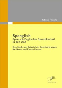 Spanglish Spanisch-Englischer Sprachkontakt in den USA: Eine Studie am Beispiel der Sprechergruppen Mexikaner und Puerto Ricaner